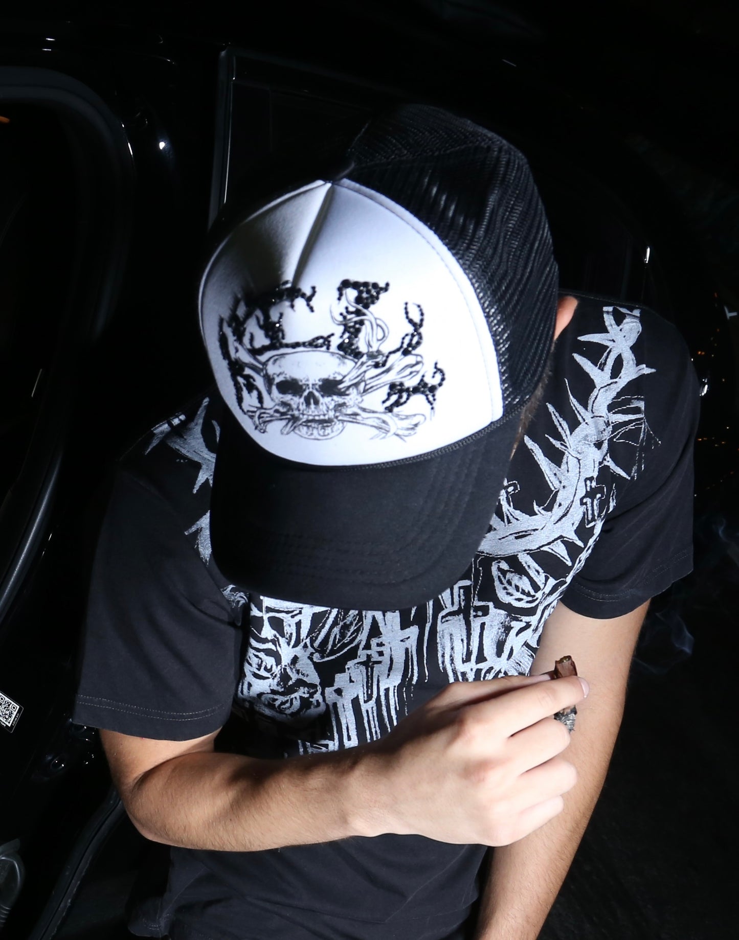 Rhinestone trucker hat