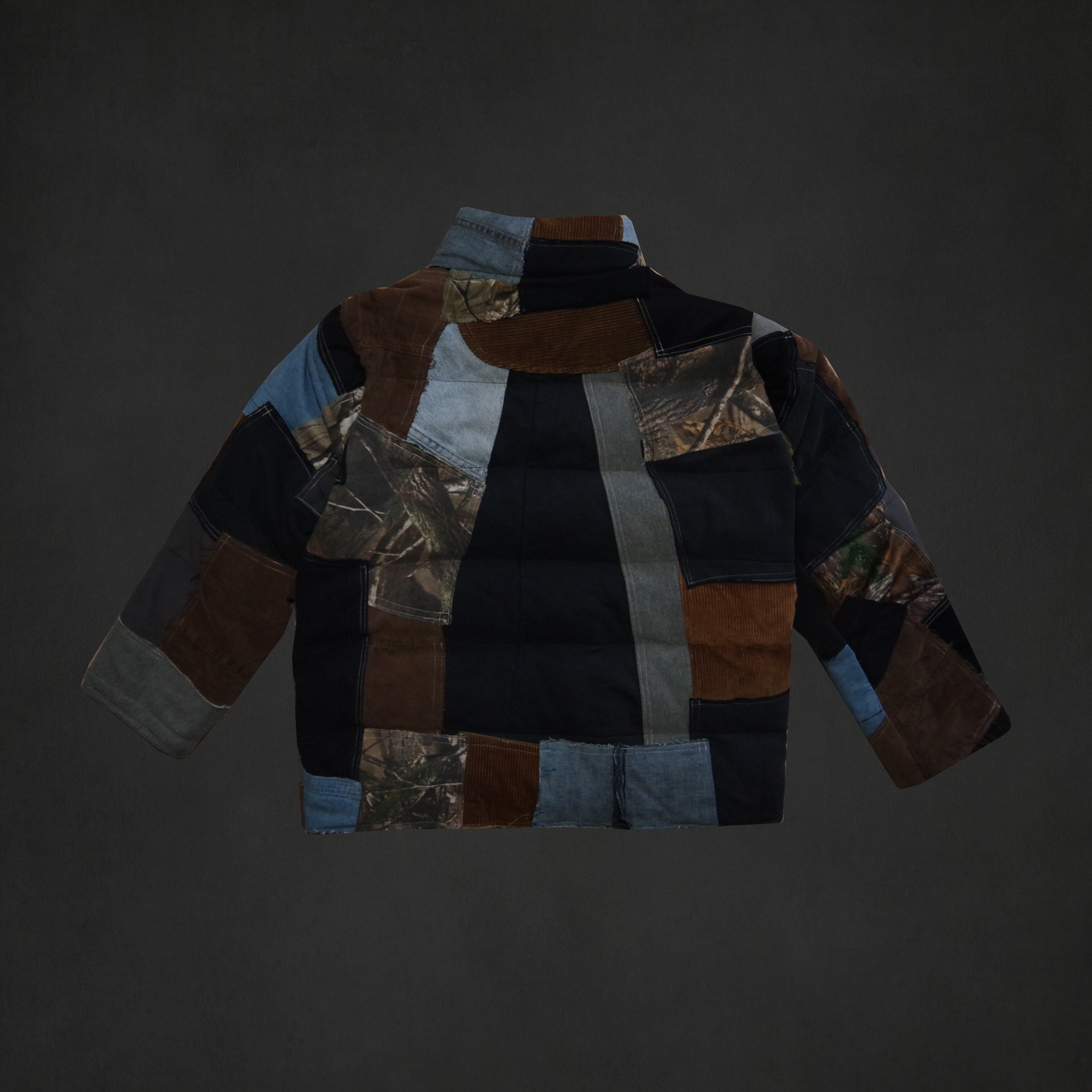 Patchwork Puffer Jacket
