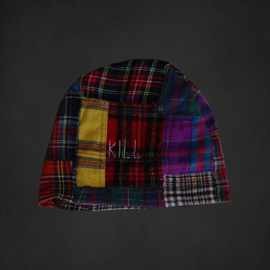 Flannel Patchwork Beanie
