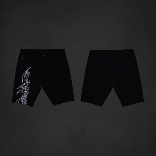 Sigilism cutoff shorts