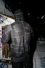 Load image into Gallery viewer, Black patchwork hoodie