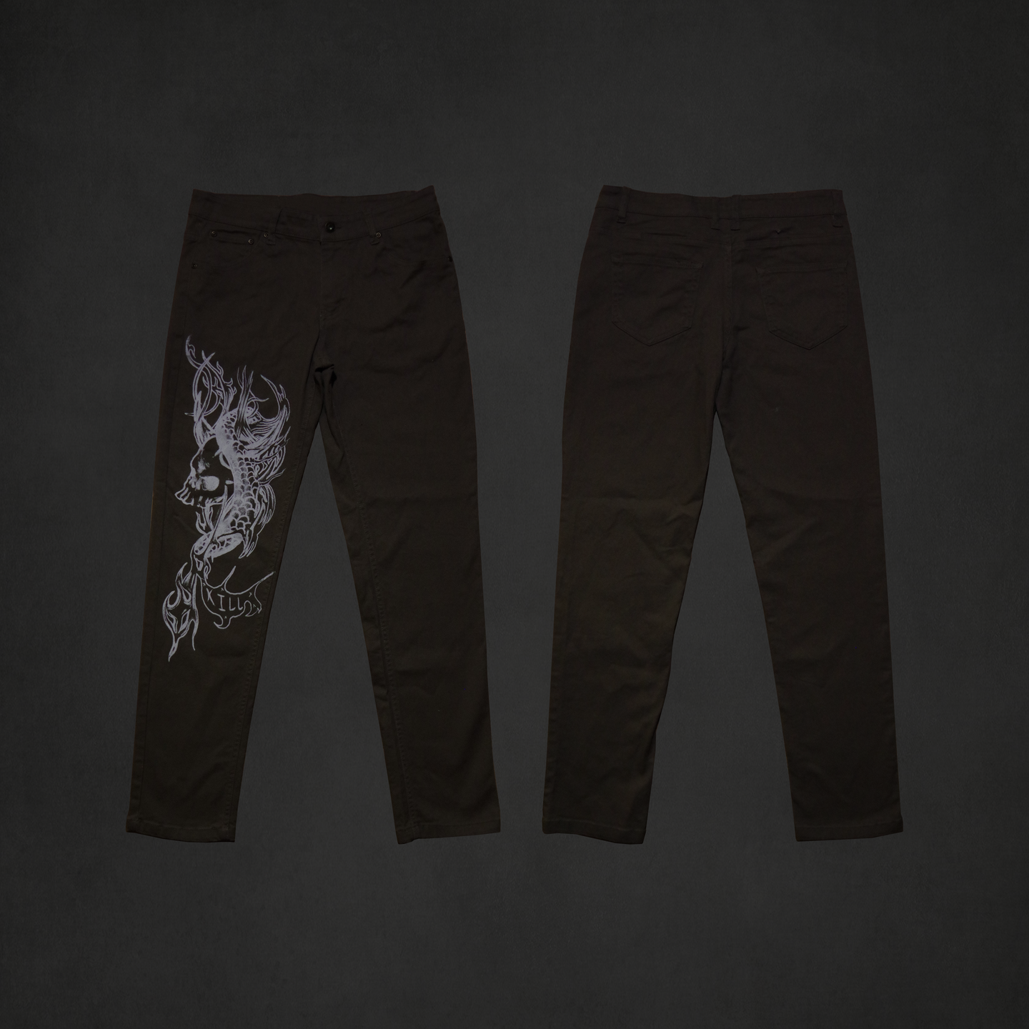 Kill skull sigil pants
