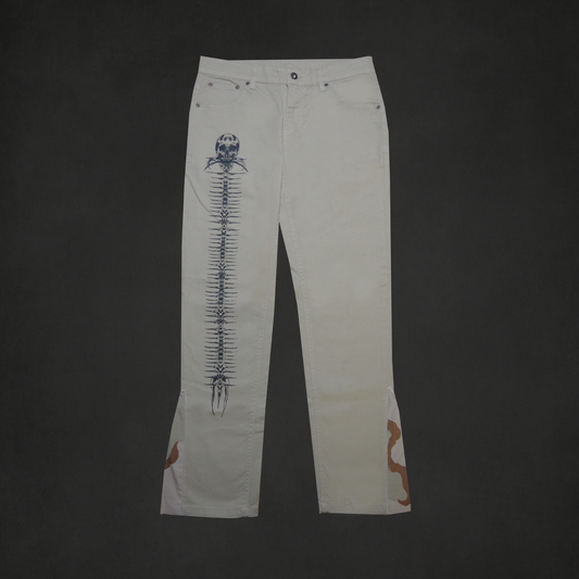 Spinal flared pants