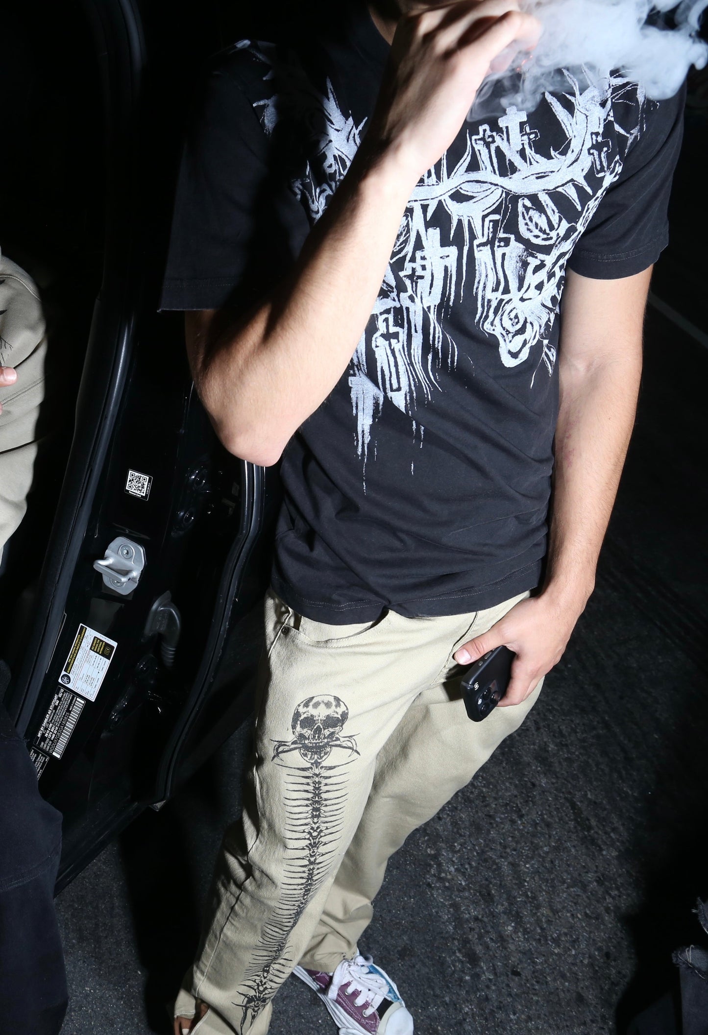 Spinal flared pants