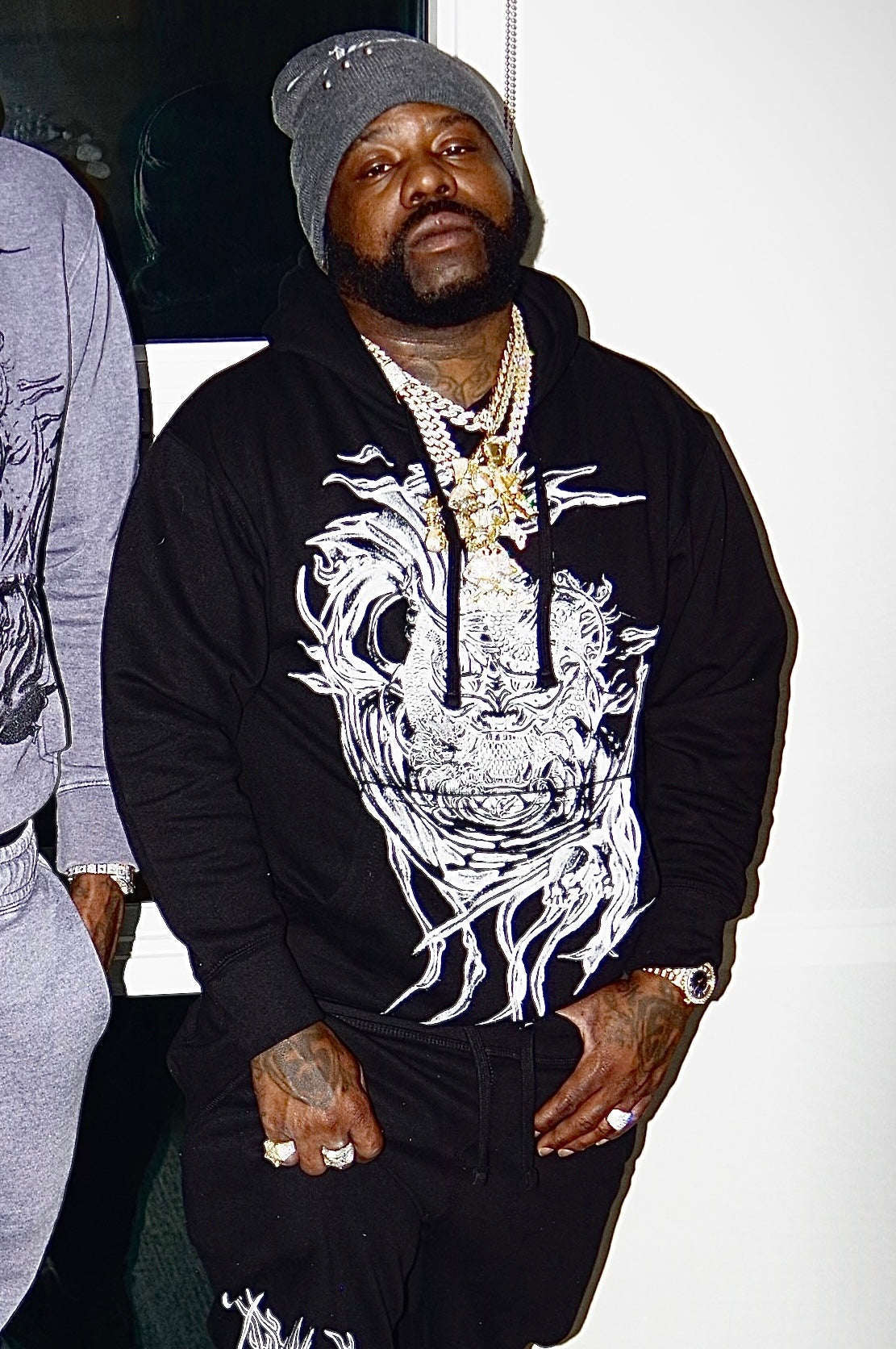 Oni mask hoodie