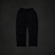 Load image into Gallery viewer, Black patchwork sweatpants