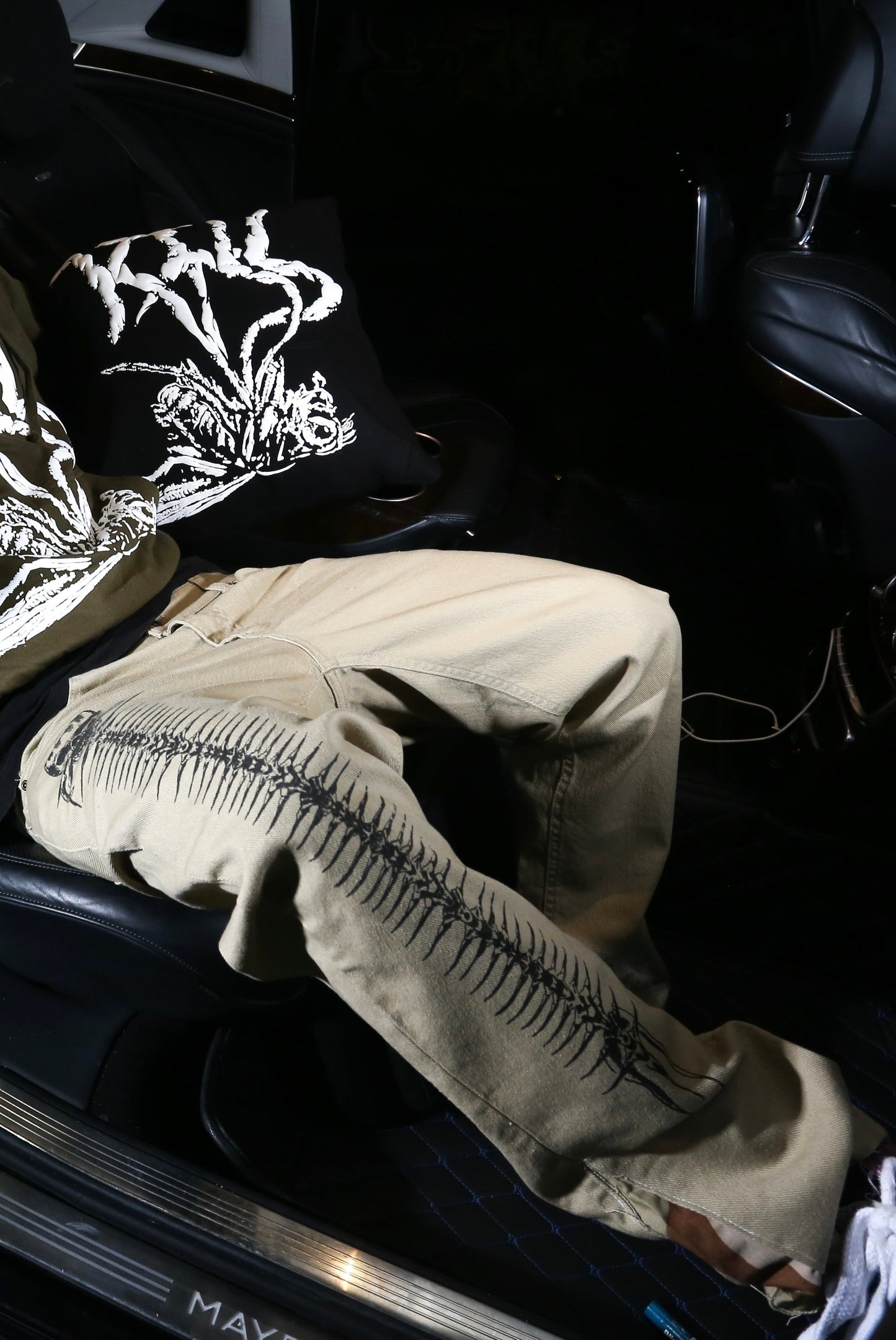 Spinal flared pants