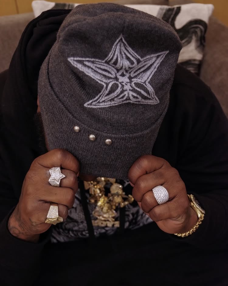 Studded beanie