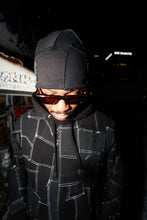 Load image into Gallery viewer, Black patchwork beanie